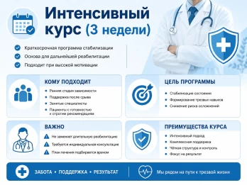 Реабилитация за 21 день в Комсомольске-на-Амуре